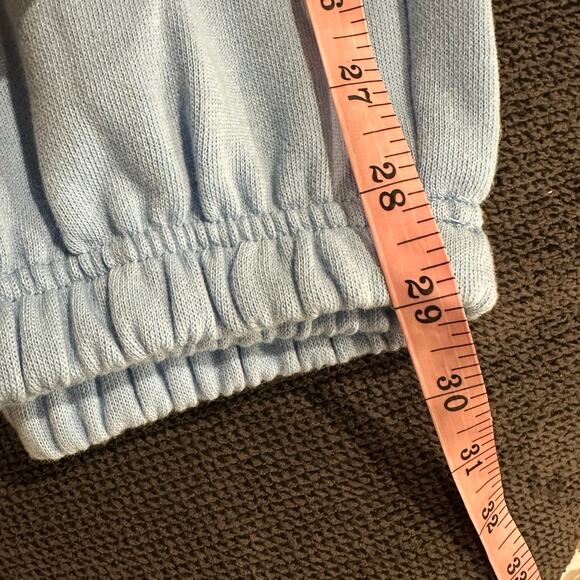 Z Supply Fleece Jogger Sweat Pants Size Small Light Blue - Picture 9 of 9